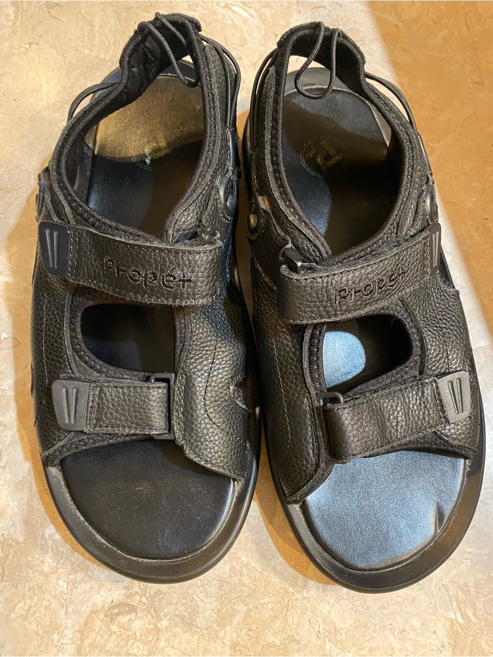 Propet Men’s Blacke Open-Toe Adjustable Sandals